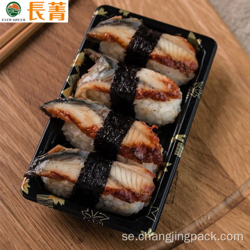 Takeaway Sushi Container Plastic Food Box serveringsbrickor